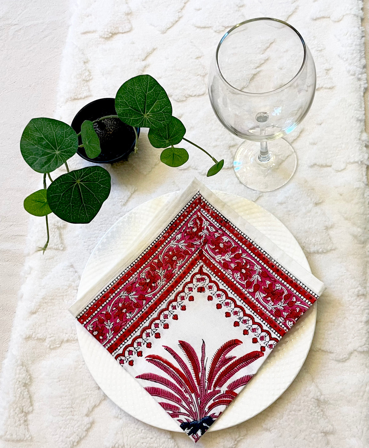 Block Print Napkins- Set Of 4