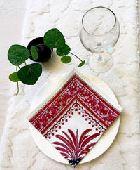 Block Print Napkins- Set Of 4