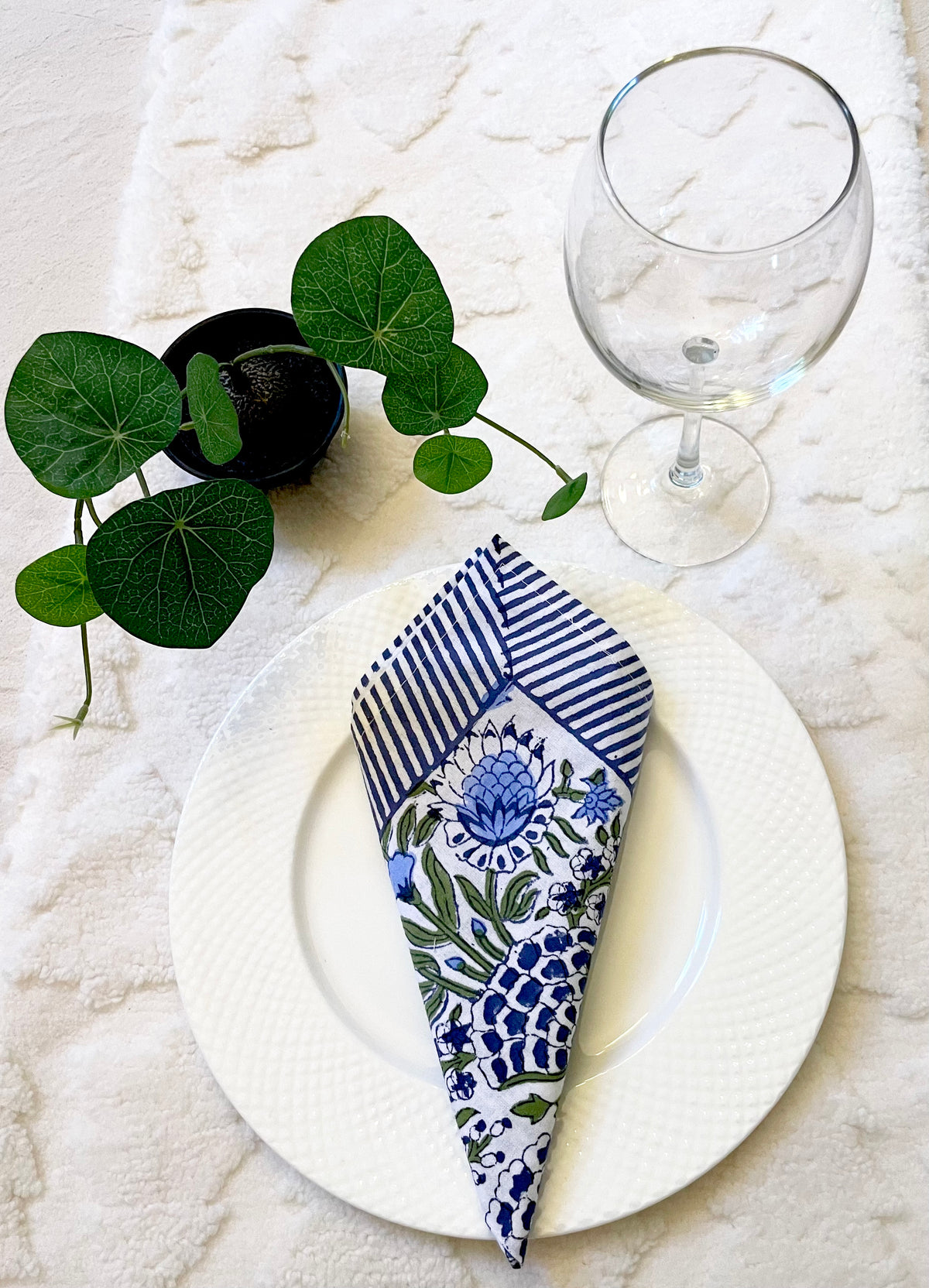 Block Print Napkins- Set Of 4