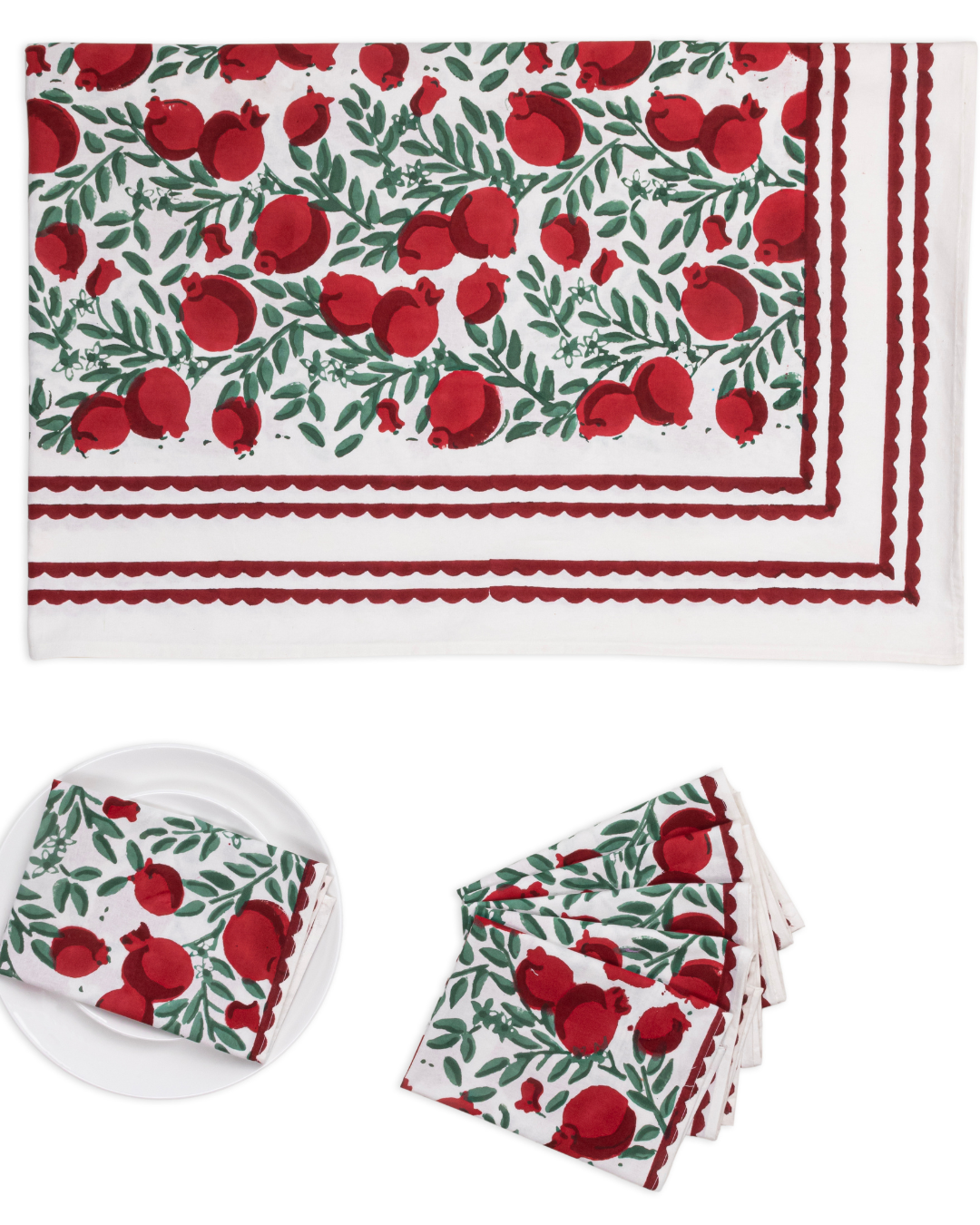 Block Print Napkins- Set Of 4