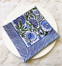 Block Print Napkins- Set Of 4
