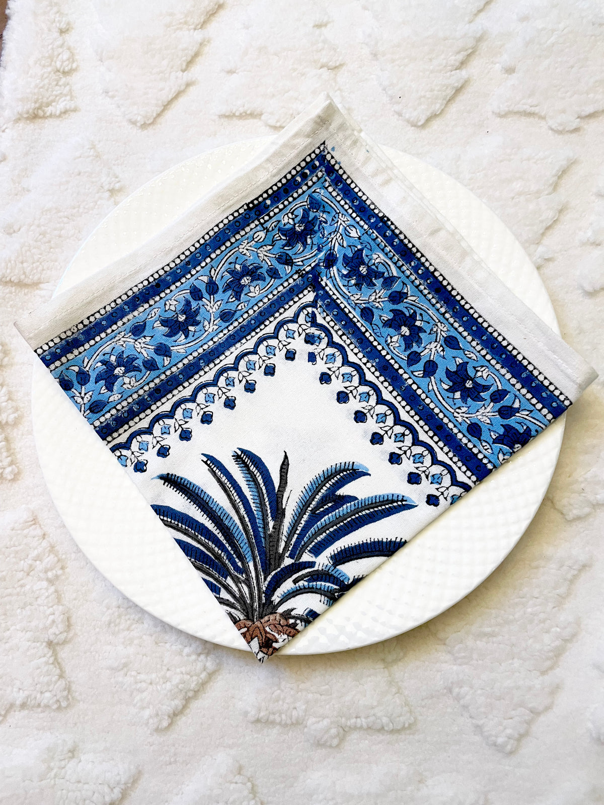 Block Print Napkins- Set Of 4