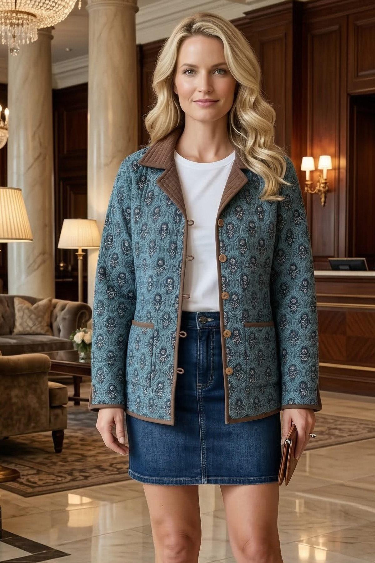 The Marin Jackets Blue Willow