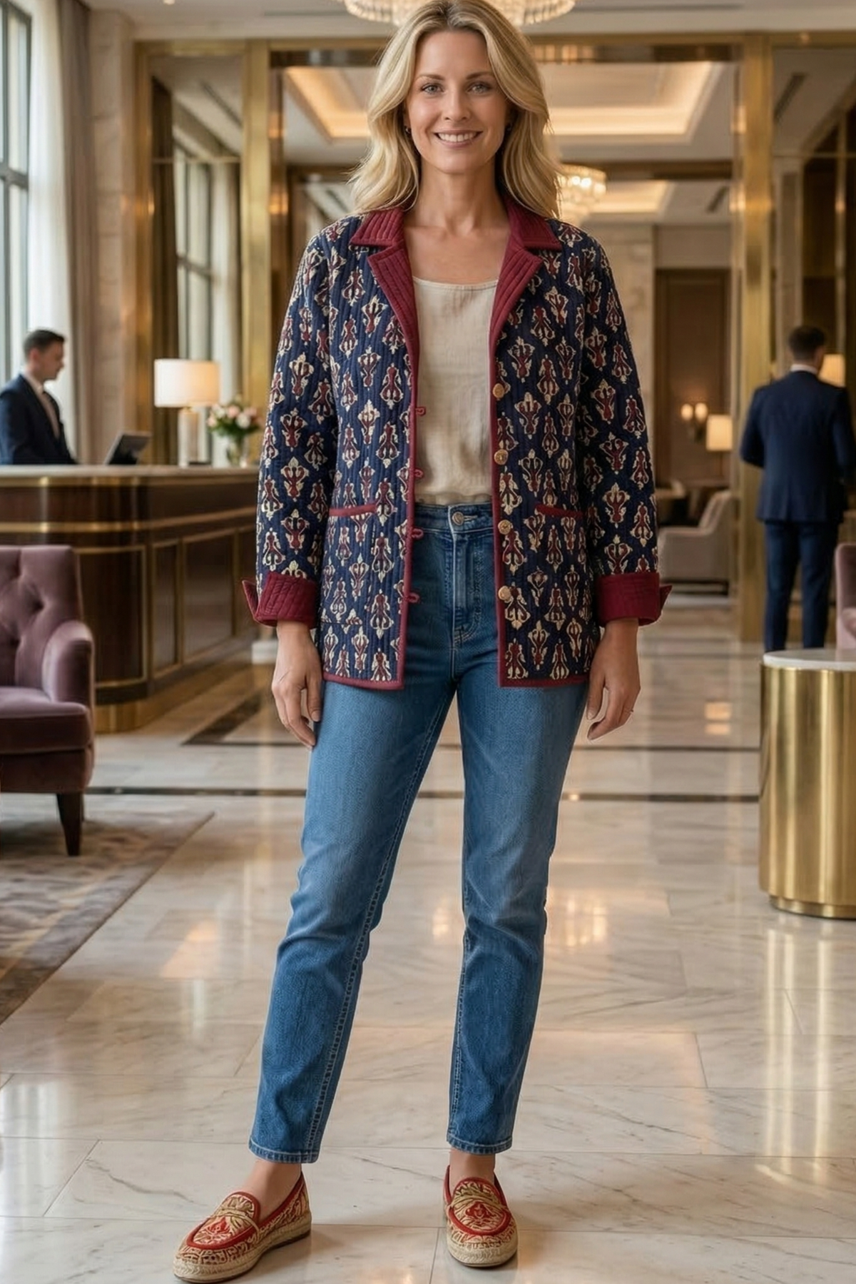 The Marin Jackets Midnight Gulab